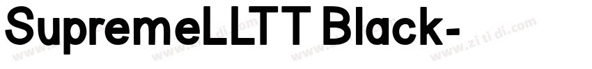 SupremeLLTT Black字体转换 SupremeLLTT Black字体转换